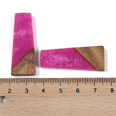 Resin & Wood Pendants WOOD-F015-04H-1