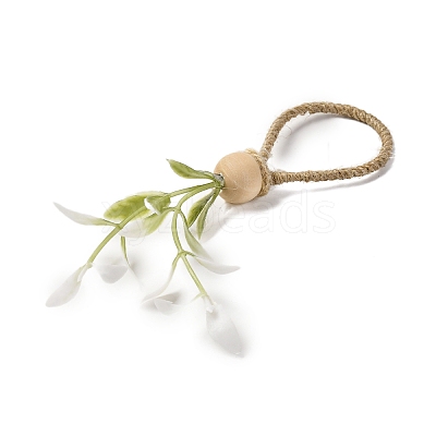 Jute Twine Napkin Rings AJEW-U016-01A-1