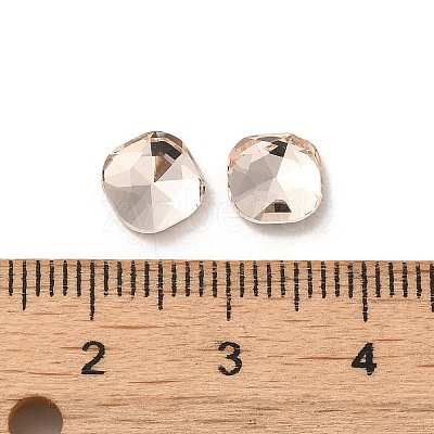Glass Rhinestone Cabochons RGLA-P037-07B-D261-1