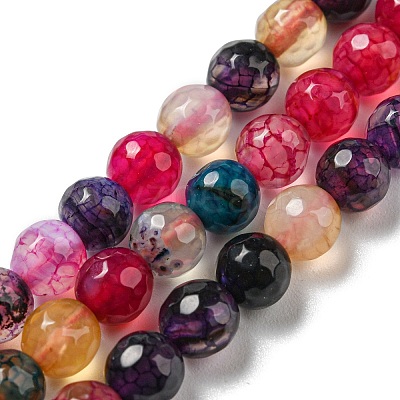 Natural Agate Beads Strands G-C082-A01-18-1