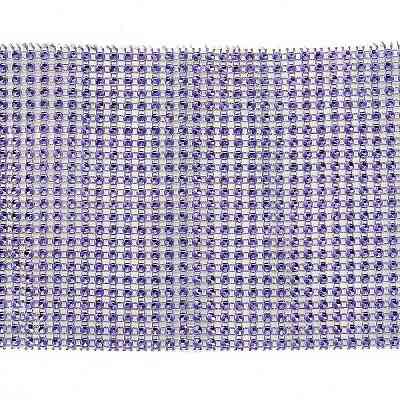 24 Rows Plastic Diamond Mesh Wrap Roll LS-DIY-L049-05G-1