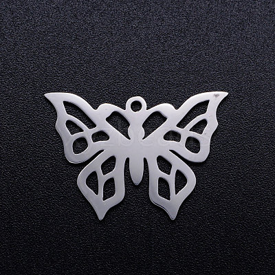 Tarnish Resistant 201 Stainless Steel Hollow Pendants STAS-Q201-JN279-1-10.5-1