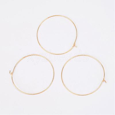 Brass Wine Glass Charm Rings EC067-6NFG-1