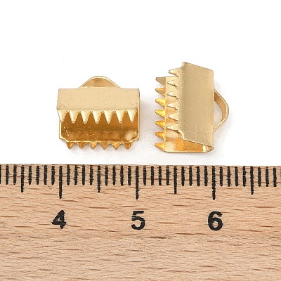 304 Stainless Steel Ribbon Crimp Ends X1-STAS-E471-05J-G-1