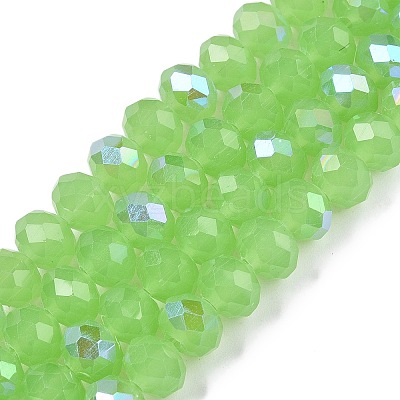 Electroplate Glass Beads Strands EGLA-A044-J8mm-L08-1