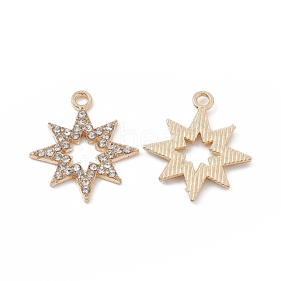 Alloy Crystal Rhinestone Pendants FIND-C019-53KCG-1
