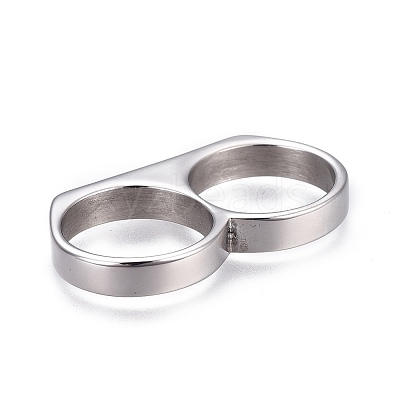 Tarnish Resistant 304 Stainless Steel Finger Rings RJEW-O032-13P-21.5mm-1