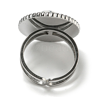 304 Stainless Steel Open Cuff Rings RJEW-C079-16P-01-1