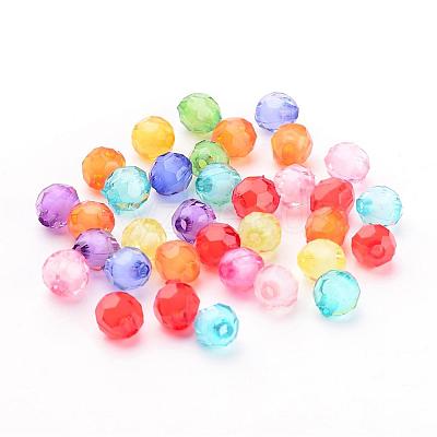Transparent Acrylic Beads TACR-S113-7mm-M-1