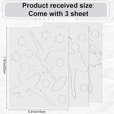 Mirror Acrylic Self Adhesive Wall Decorative AJEW-WH0518-24B-1