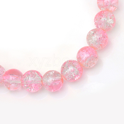 Baking Paint Crackle Glass Bead Strands CCG-S001-10mm-02-1