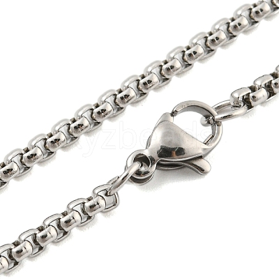 201 Stainless Steel Pendant Necklaces LS-NJEW-H030-06P-1