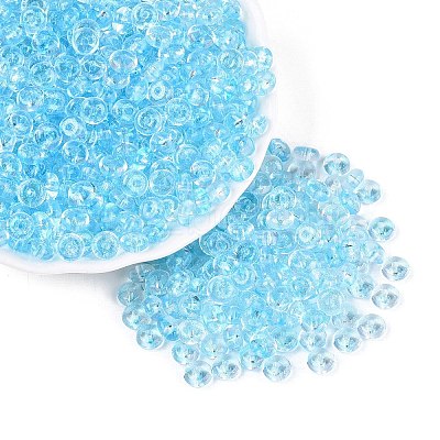 Transparent Colours Glass Seed Beads SEED-Q042-01A-A08-1