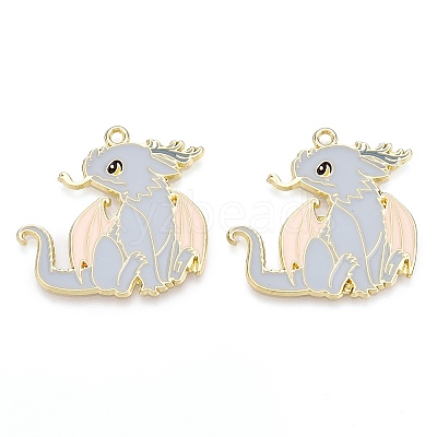 Alloy Enamel Pendants ENAM-A143-10KCG-04-1