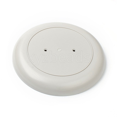Round ABS Plastic Desktop Storage Tray AJEW-H113-A02-1