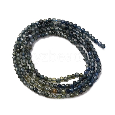 Gradient Color Natural Sapphire Beads Strands G-F803-A01-01A-1