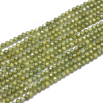Cubic Zirconia Beads Strands X-G-G792-47-04A-1