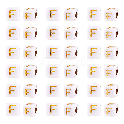Opaque Acrylic Beads MACR-TAG0001-07F-1