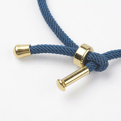 Cotton Twisted Cord Bracelet Making MAK-L012-07-1