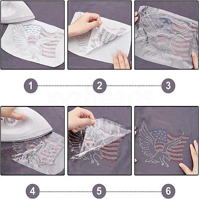 Glitter Hotfix Rhinestone DIY-WH0259-95-1