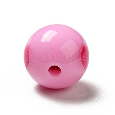 Two Tone Opaque Acrylic Beads SACR-K003-03C-1