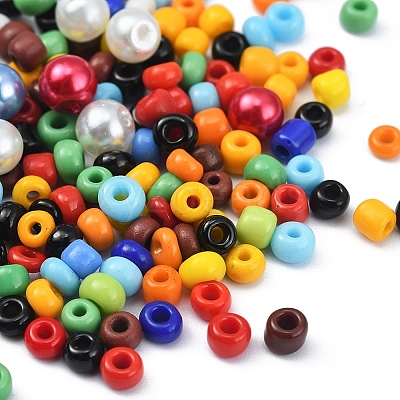 Glass Beads Set DIY-YW0003-41-1