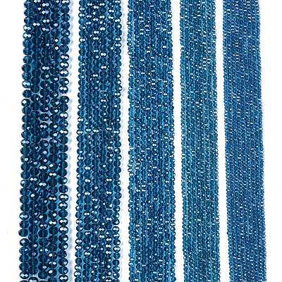 Electroplate Glass Beads Strands EGLA-A044-T4mm-A27-1