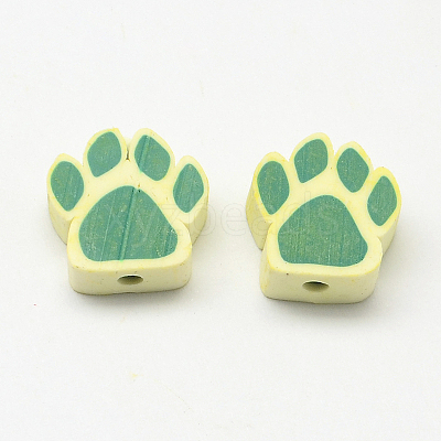 Handmade Polymer Clay Beads X-CLAY-Q221-14-1