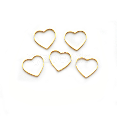 Brass Linking Rings KK-Y003-02C-G-1