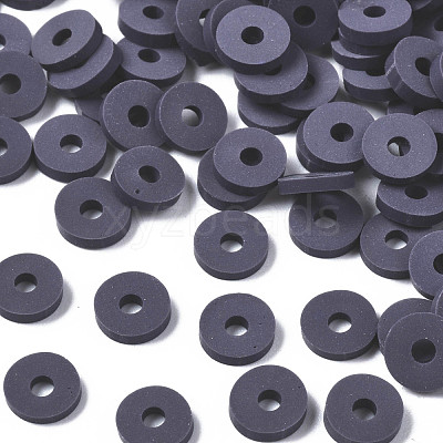 Handmade Polymer Clay Beads X-CLAY-Q251-6.0mm-B04-1