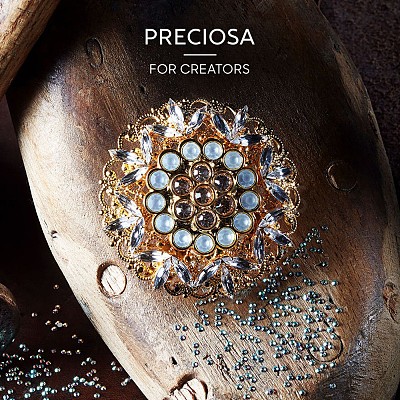 Preciosa® Crystal Hotfix Flatback Stones Y-PRC-HSS8-21110-200-1