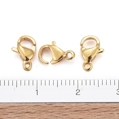 304 Stainless Steel Lobster Claw Clasps STAS-H352-01B-G-1