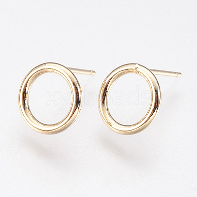 Long-Lasting Plated Brass Stud Earrings LS-KK-K227-061G-NF-1