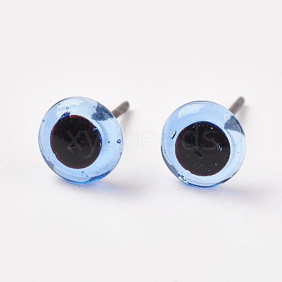Craft Glass Doll Eyes LS-DIY-WH0020-B03-9mm-1