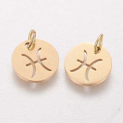 304 Stainless Steel Charms STAS-Q201-T445-12G-1