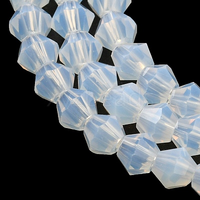 Imitation Jade Glass Beads Strands EGLA-A039-J4mm-D05-1