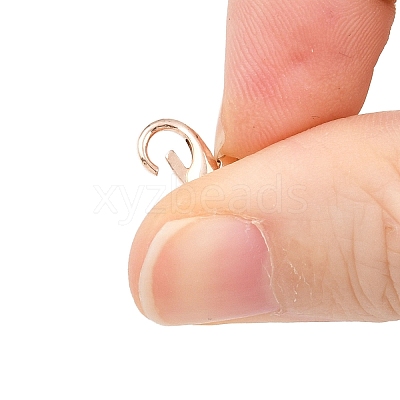 Zinc Alloy Lobster Claw Clasps X-E102-RG-1