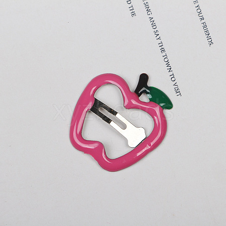 Iron & Enamel Snap Hair Clips PHAR-WH20002-04C-02-1
