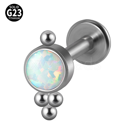 G23 Titanium Threadless Labrets WG33C7B-44-1