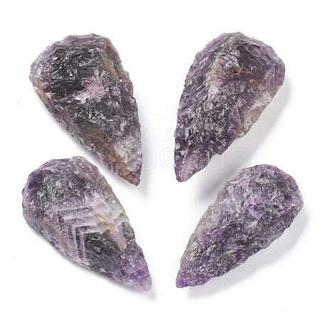 Rough Raw Natural Amethyst Beads G-H254-39A-1