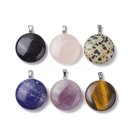 Natural Mixed Stone Pendants G-C110-01P-1