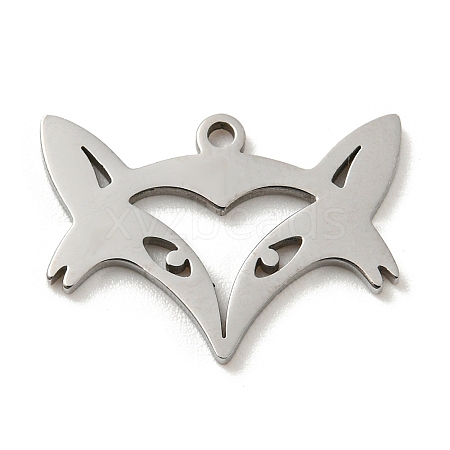 Non-Tarnish 201 Stainless Steel Pendants FIND-Z009-05P-1