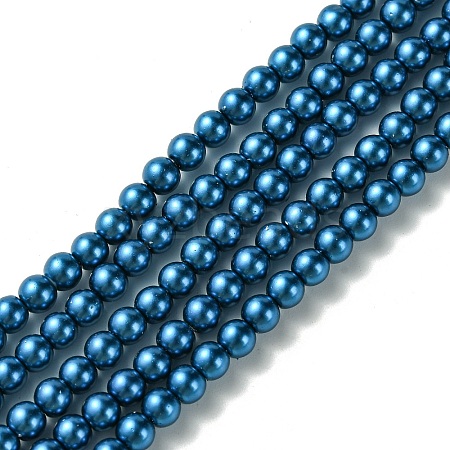Grade A Glass Pearl Beads HY-J001-4mm-HX022-1