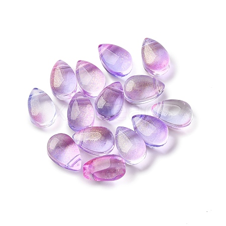 Transparent Glass Charms GGLA-M004-05B-03-01-1