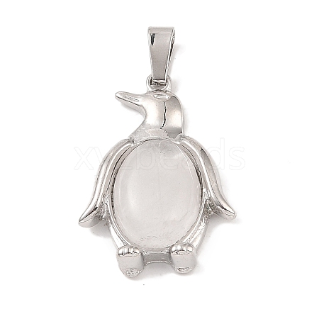 Natural Quartz Crystal Pendants G-A224-02P-03-1