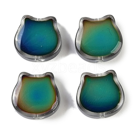 Two Tone Glass Beads GLAA-Z007-12A-1