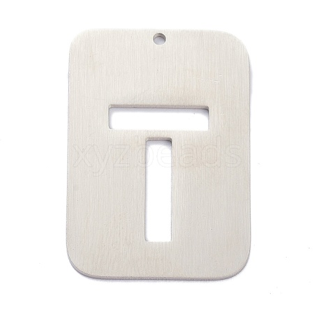 Non-Tarnish 304 Stainless Steel Pendants STAS-K216-49T-P-1