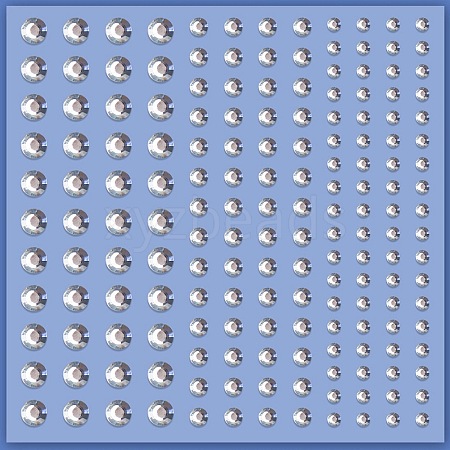 Acrylic Rhinestone Facial Stickers LS-PW-WG72147-01-1