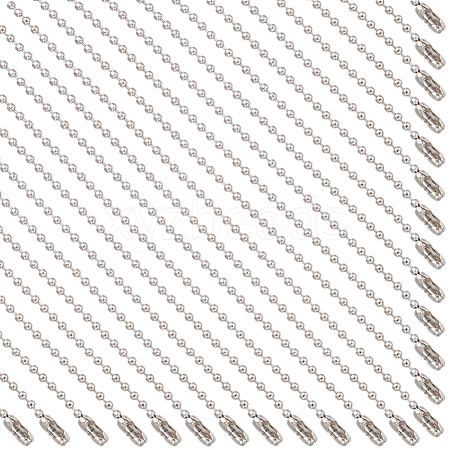 200Pcs Iron Hanging Tag Chains FIND-SP0005-63-1