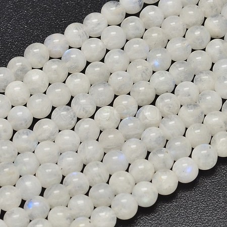 Natural Rainbow Moonstone Beads Strands G-P335-12-6mm-1